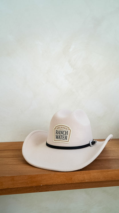 Volando Ranch Water cowboy hat, side