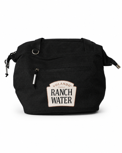 Ranch Water Cooler Bag, black with gold