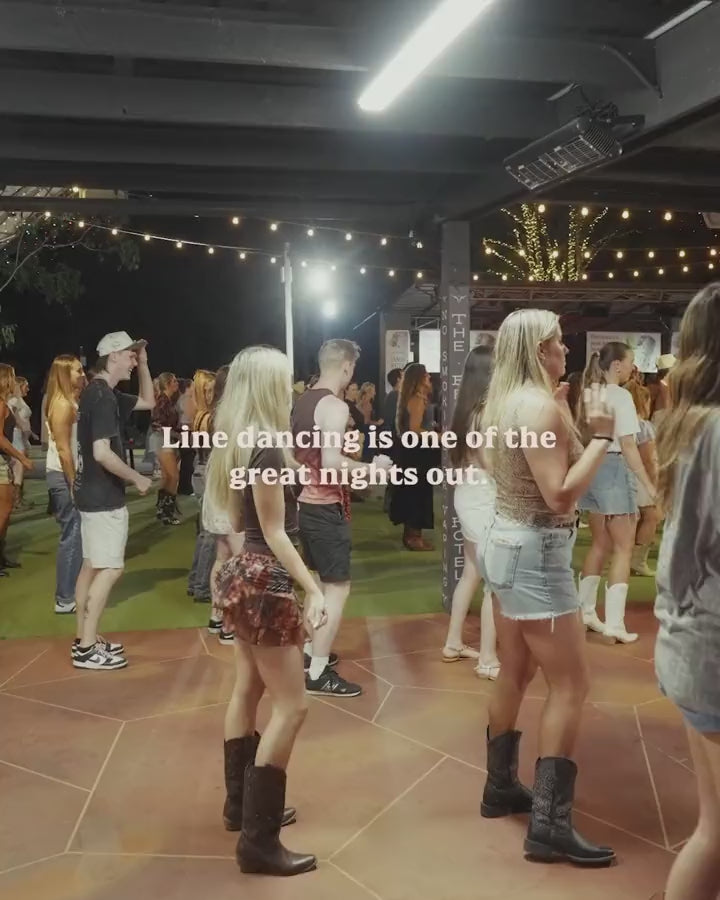 Line dancing night at The Beechmont Hotel with Volando Ranch Water